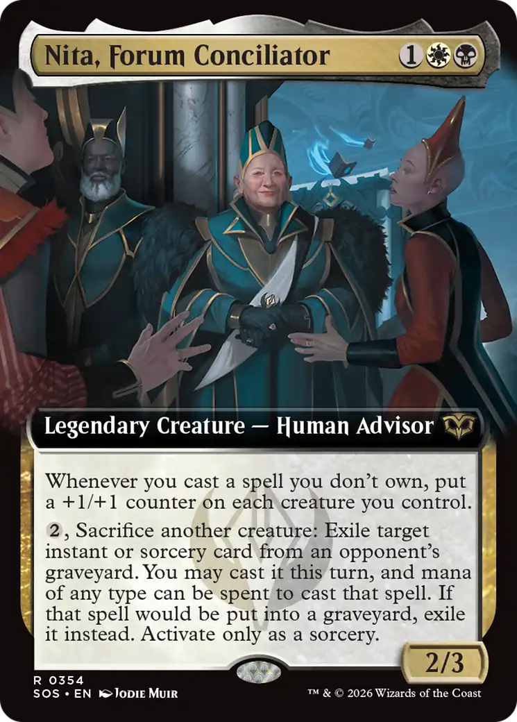 Nita, Forum Conciliator (Extended Art) [Secrets of Strixhaven] | Anubis Games and Hobby