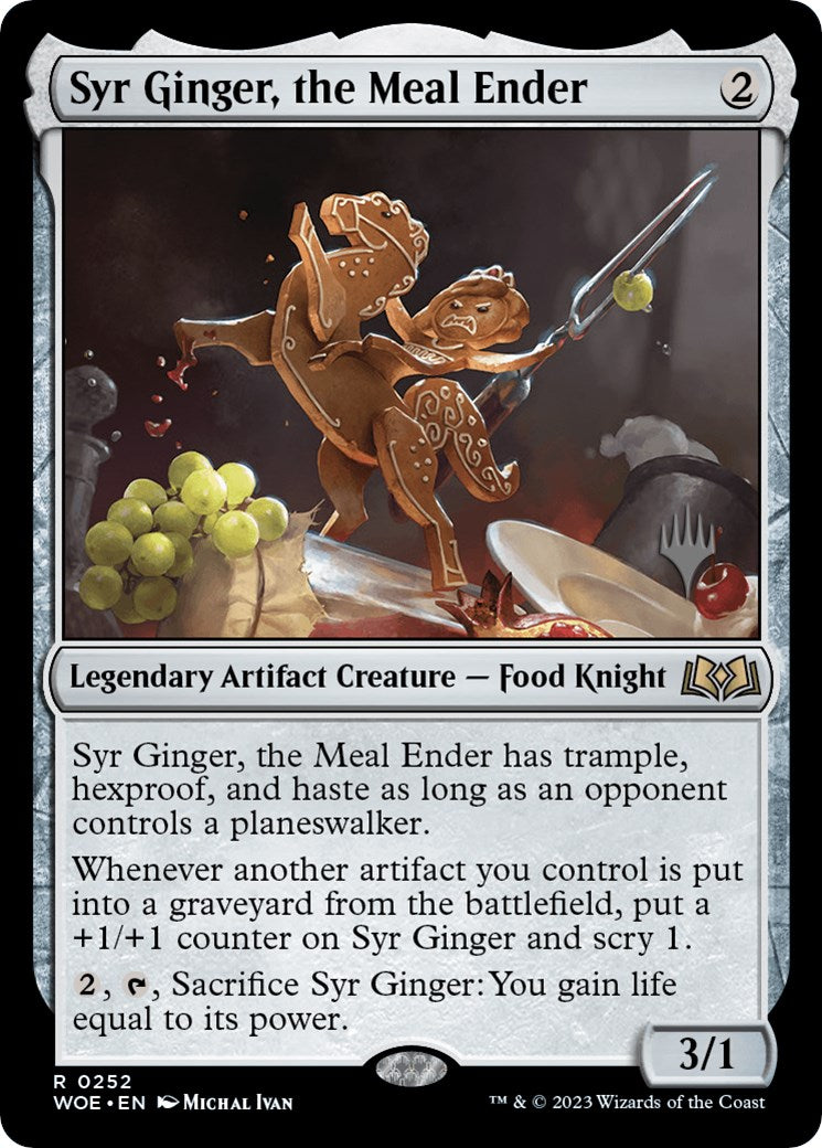 Syr Ginger, the Meal Ender (Promo Pack) [Wilds of Eldraine Promos] | Anubis Games and Hobby