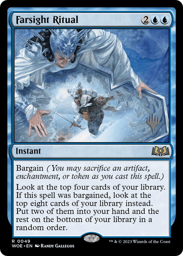 Farsight Ritual (Promo Pack) [Wilds of Eldraine Promos] | Anubis Games and Hobby
