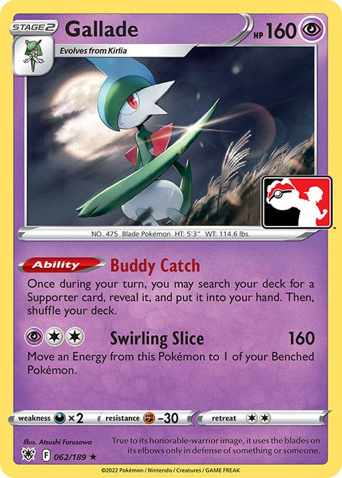 Gallade (062/189) [Prize Pack Series Three] | Anubis Games and Hobby