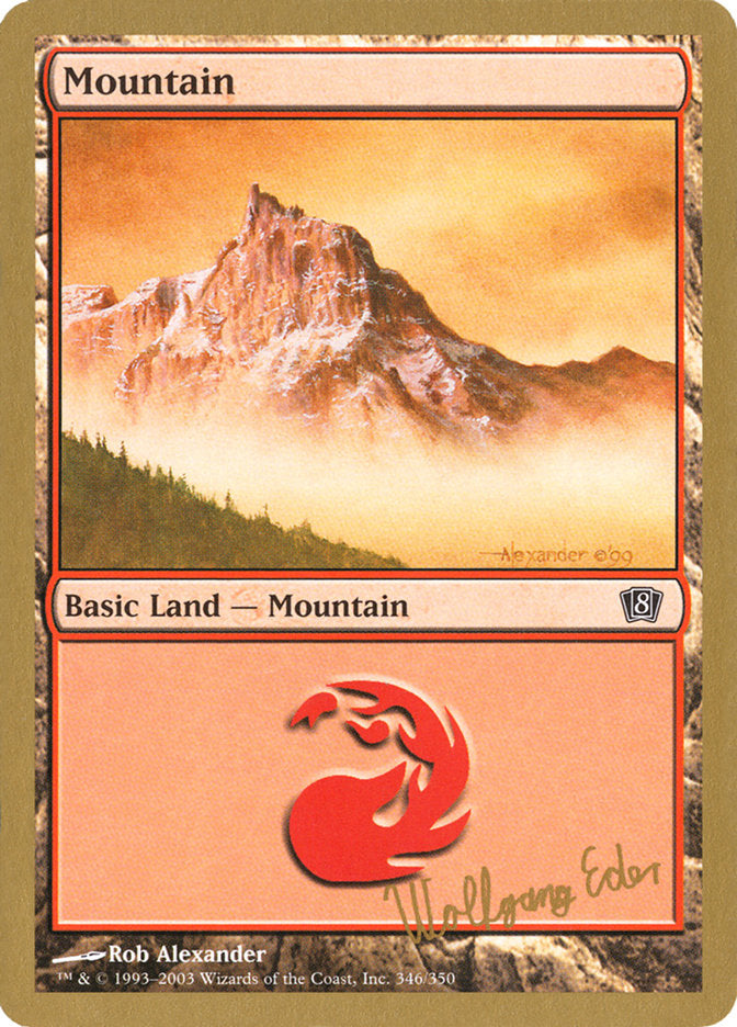 Mountain (we346) (Wolfgang Eder) [World Championship Decks 2003] | Anubis Games and Hobby