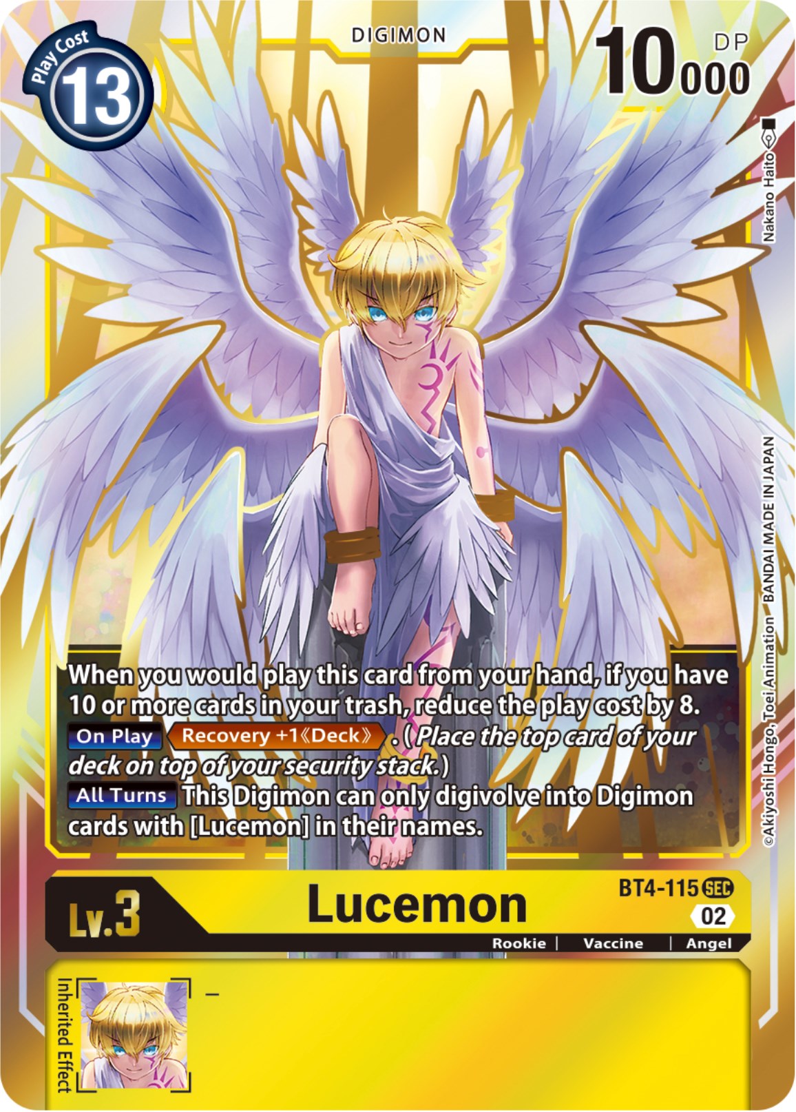 Lucemon [BT4-115] (Resurgence Booster Reprint) [Resurgence Booster] | Anubis Games and Hobby