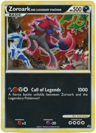 Zoroark and Legendary Pokemon (Jumbo Card) [Miscellaneous Cards] | Anubis Games and Hobby