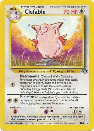 Clefable (17/64) [Jungle Unlimited] | Anubis Games and Hobby