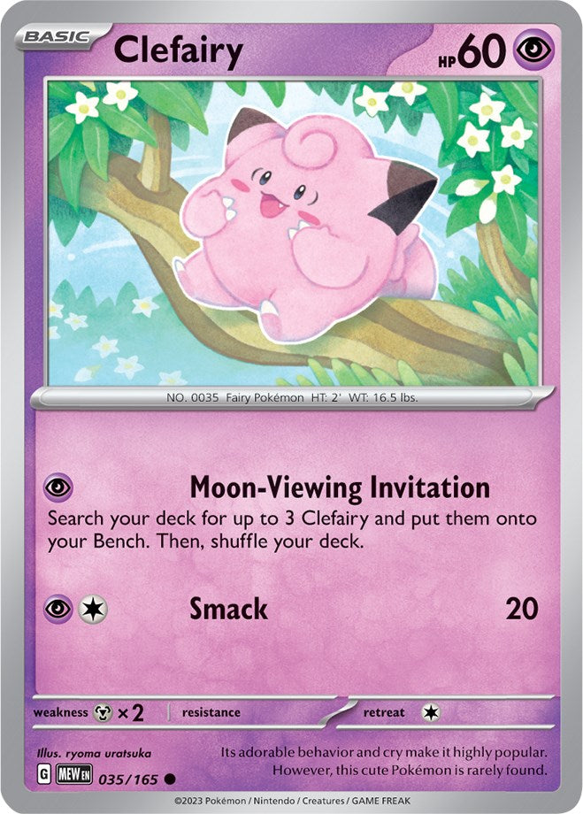 Clefairy (035/165) [Scarlet & Violet 151] | Anubis Games and Hobby