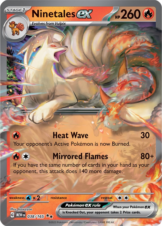 Ninetales ex (038/165) [Scarlet & Violet: 151] | Anubis Games and Hobby