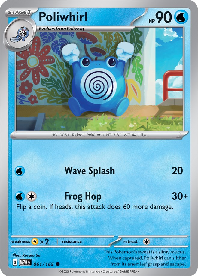 Poliwhirl (061/165) [Scarlet & Violet: 151] | Anubis Games and Hobby