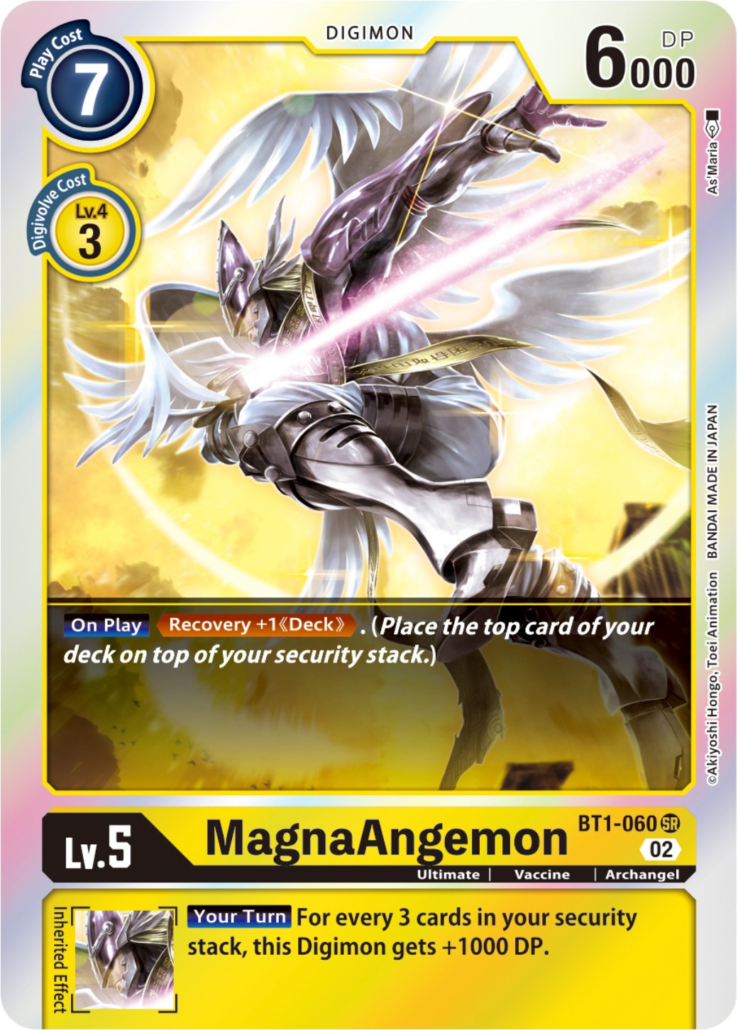 MagnaAngemon [BT1-060] (Resurgence Booster Reprint) [Resurgence Booster] | Anubis Games and Hobby