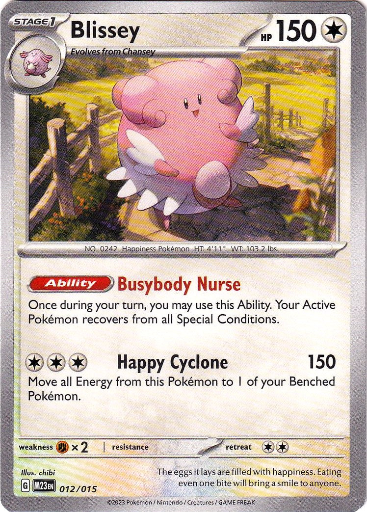 Blissey (012/015) [McDonald's Promos: 2023 Collection] | Anubis Games and Hobby