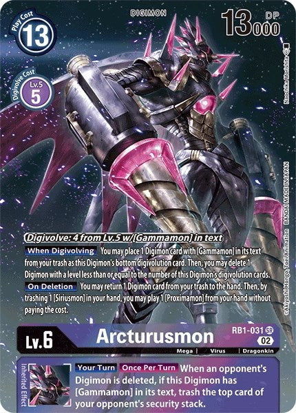 Arcturusmon (Textured Alternate Art) [Resurgence Booster] | Anubis Games and Hobby