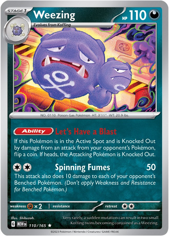 Weezing (110/165) [Scarlet & Violet: 151] | Anubis Games and Hobby