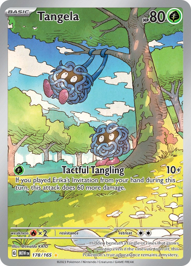 Tangela (178/165) [Scarlet & Violet: 151] | Anubis Games and Hobby