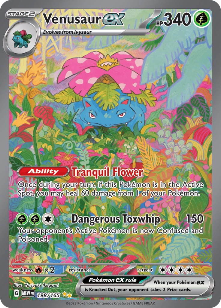 Venusaur ex (198/165) [Scarlet & Violet: 151] | Anubis Games and Hobby