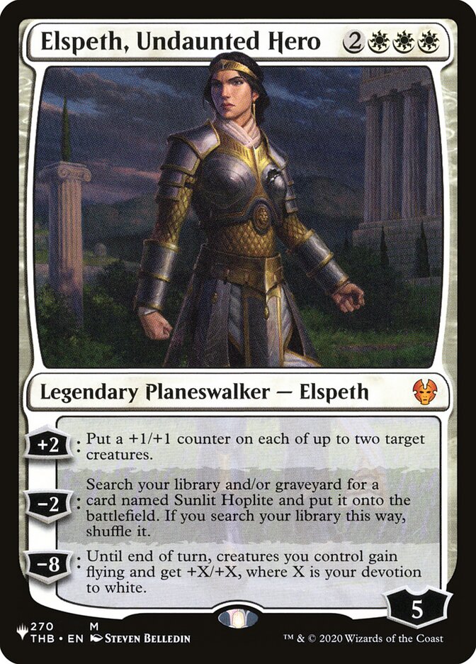 Elspeth, Undaunted Hero [The List] | Anubis Games and Hobby