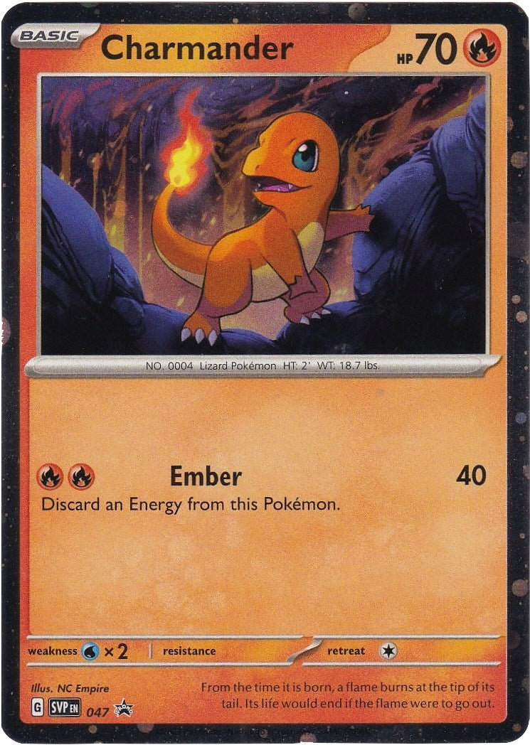 Charmander (047) (Cosmos Holo) [Scarlet & Violet: Black Star Promos] | Anubis Games and Hobby