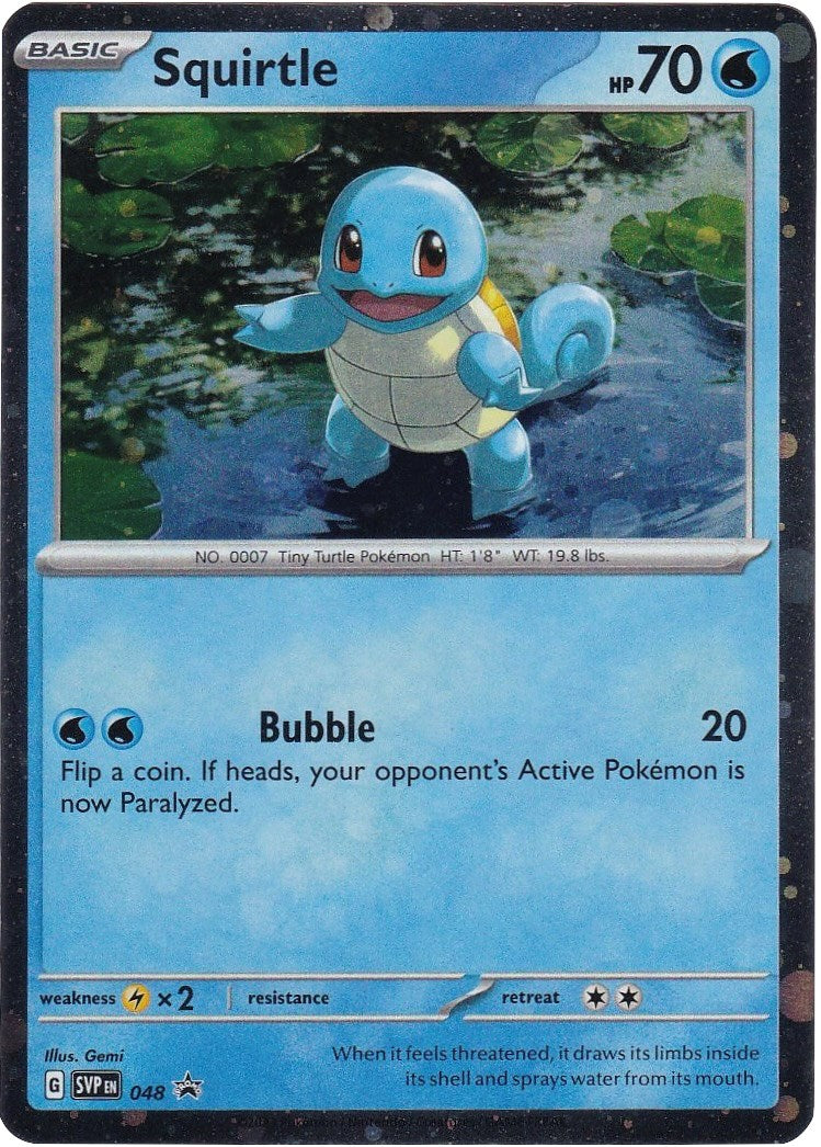 Squirtle (048) (Cosmos Holo) [Scarlet & Violet: Black Star Promos] | Anubis Games and Hobby