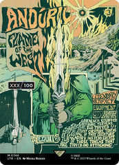 Anduril, Flame of the West (Borderless Poster) (Serialized) [The Lord of the Rings: Tales of Middle-Earth] | Anubis Games and Hobby