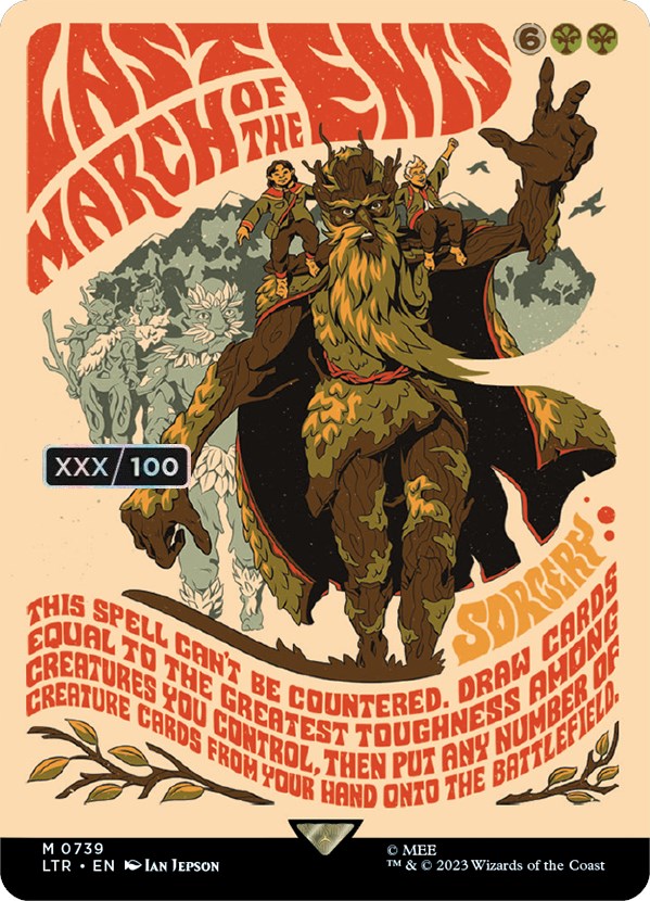 Last March of the Ents (Borderless Poster) (Serialized) [The Lord of the Rings: Tales of Middle-Earth] | Anubis Games and Hobby
