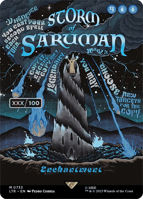 Storm of Saruman (Borderless Poster) (Serialized) [The Lord of the Rings: Tales of Middle-Earth] | Anubis Games and Hobby