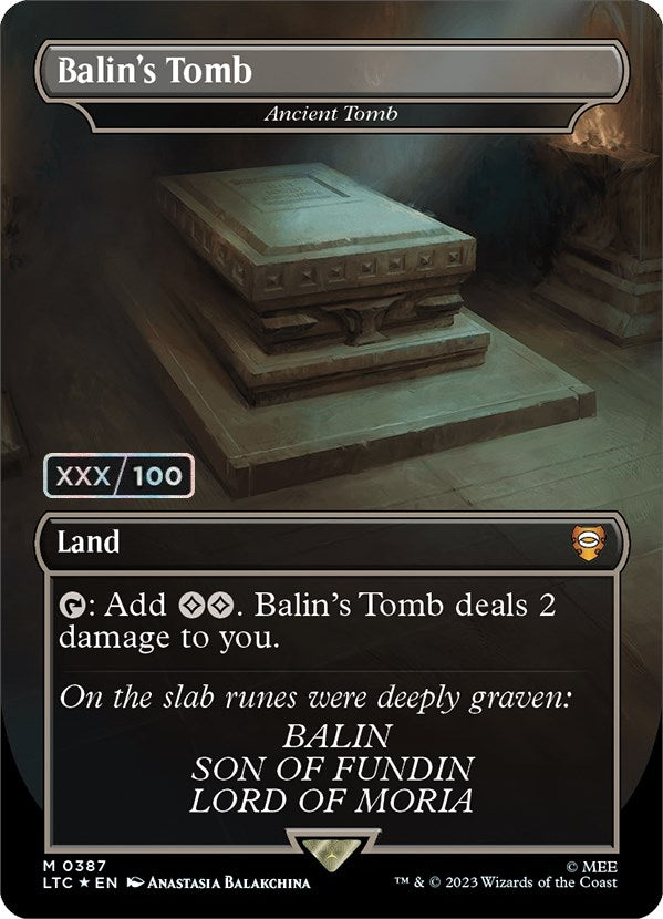 Balin's Tomb - Ancient Tomb (Serialized) [The Lord of the Rings: Tales of Middle-Earth Commander] | Anubis Games and Hobby