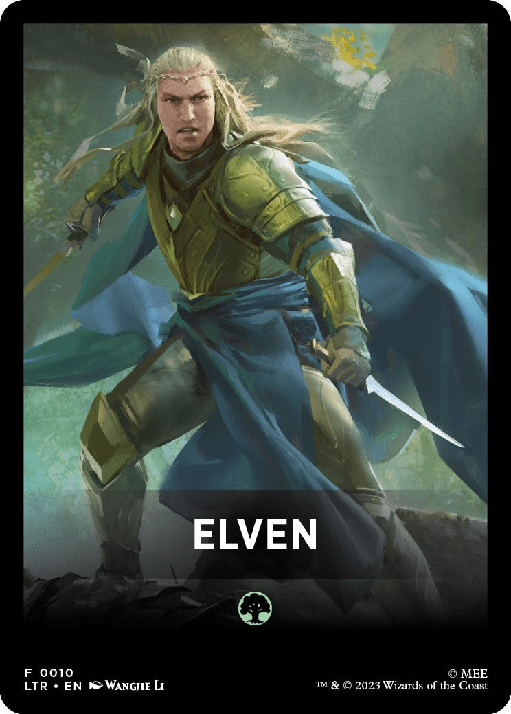 Elven Theme Card [The Lord of the Rings: Tales of Middle-Earth] | Anubis Games and Hobby