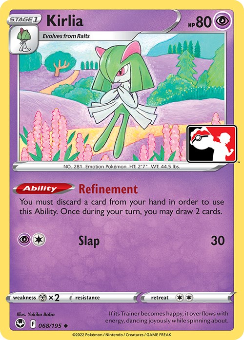 Kirlia (068/195) [Prize Pack Series Four] | Anubis Games and Hobby