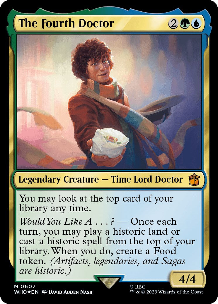The Fourth Doctor (Surge Foil) [Doctor Who] | Anubis Games and Hobby