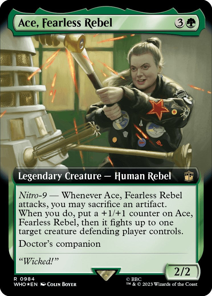 Ace, Fearless Rebel (Extended Art) (Surge Foil) [Doctor Who] | Anubis Games and Hobby