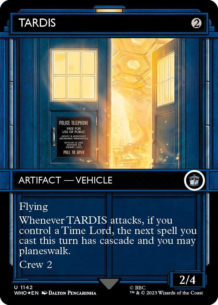 TARDIS (Showcase) (Surge Foil) [Doctor Who] | Anubis Games and Hobby