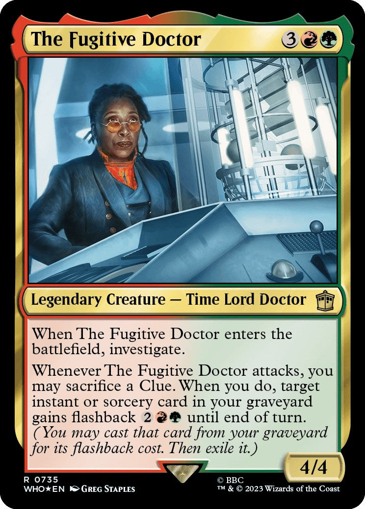 The Fugitive Doctor (Surge Foil) [Doctor Who] | Anubis Games and Hobby