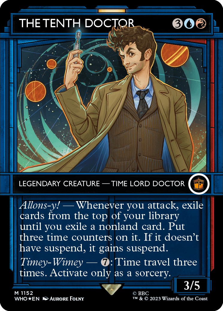 The Tenth Doctor (Showcase) (Surge Foil) [Doctor Who] | Anubis Games and Hobby