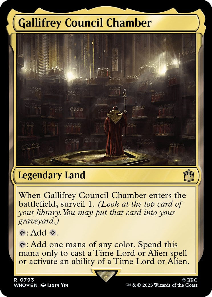 Gallifrey Council Chamber (Surge Foil) [Doctor Who] | Anubis Games and Hobby