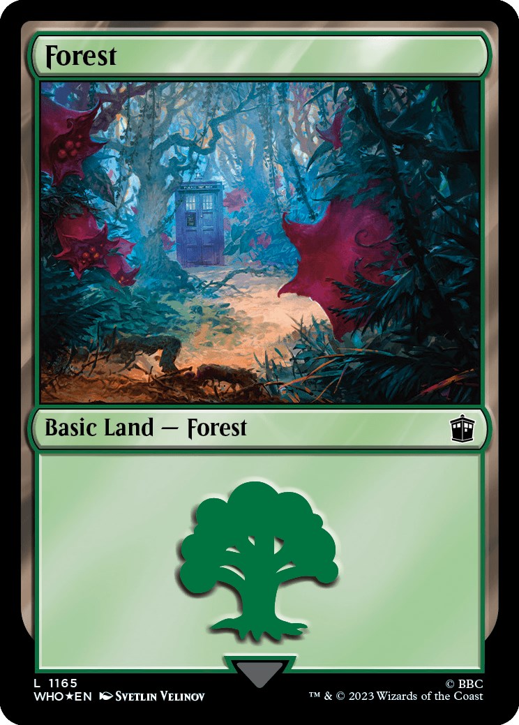 Forest (1165) (Surge Foil) [Doctor Who] | Anubis Games and Hobby