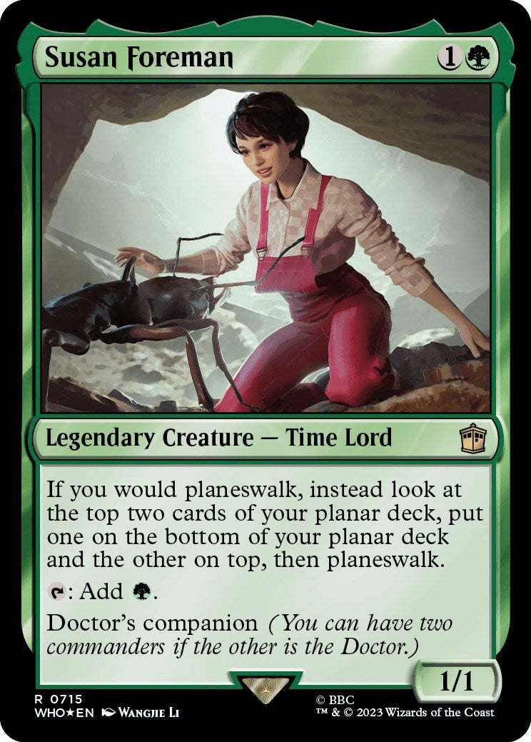 Susan Foreman (Surge Foil) [Doctor Who] | Anubis Games and Hobby