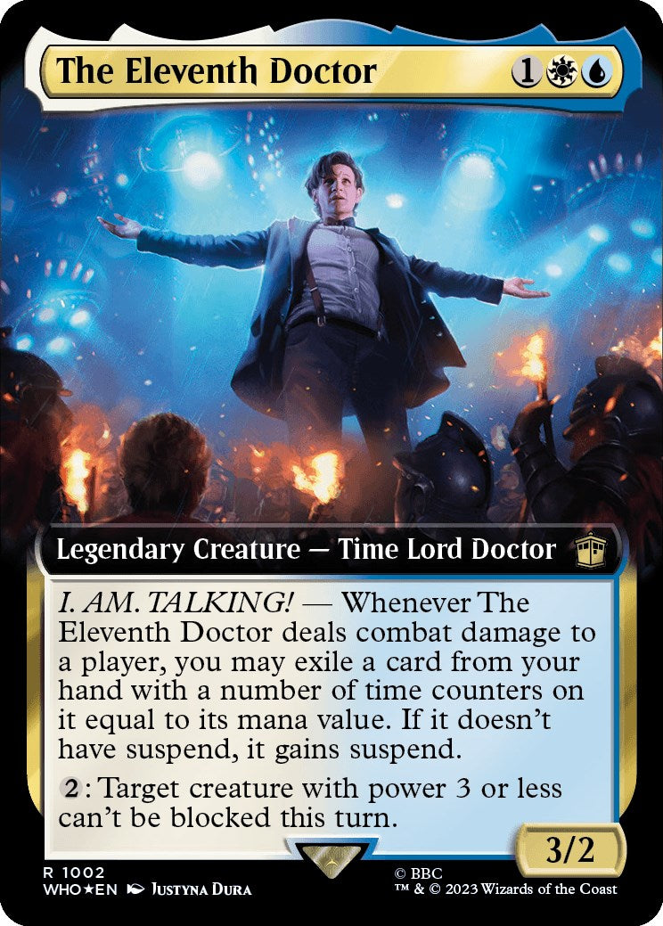 The Eleventh Doctor (Extended Art) (Surge Foil) [Doctor Who] | Anubis Games and Hobby