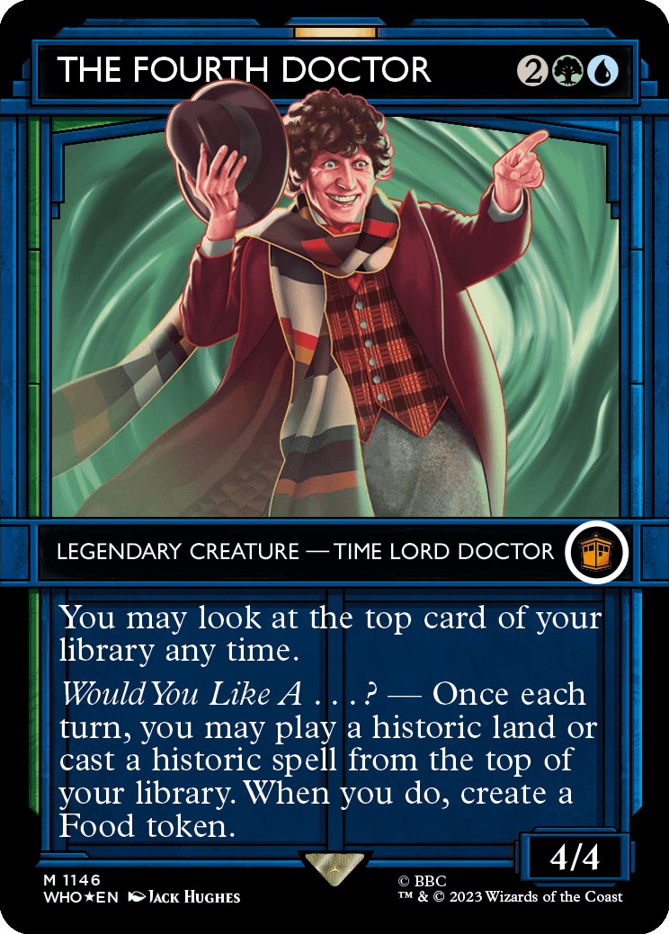 The Fourth Doctor (Showcase) (Surge Foil) [Doctor Who] | Anubis Games and Hobby