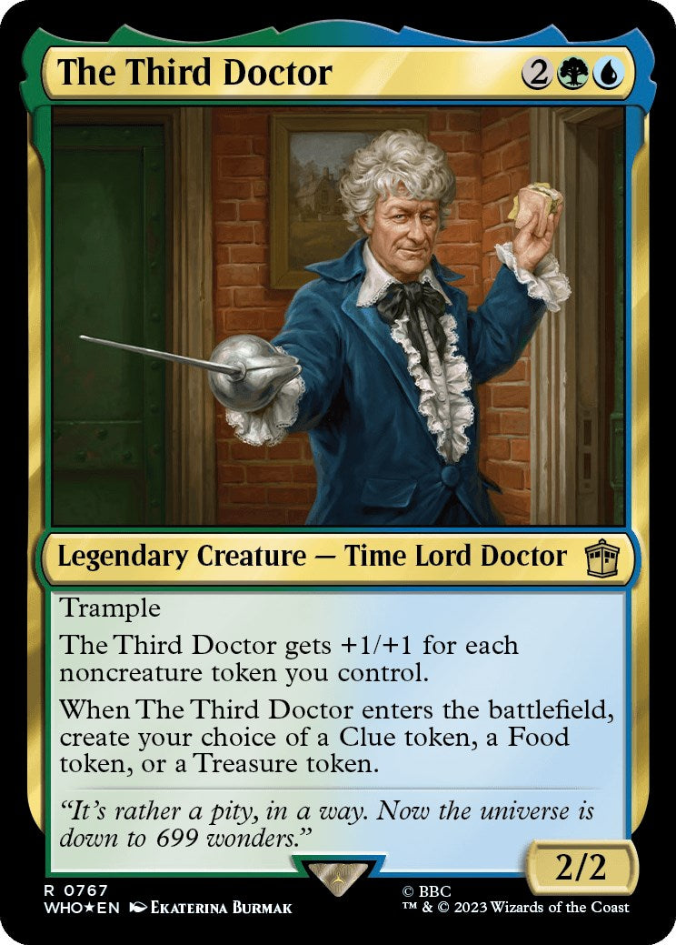 The Third Doctor (Surge Foil) [Doctor Who] | Anubis Games and Hobby