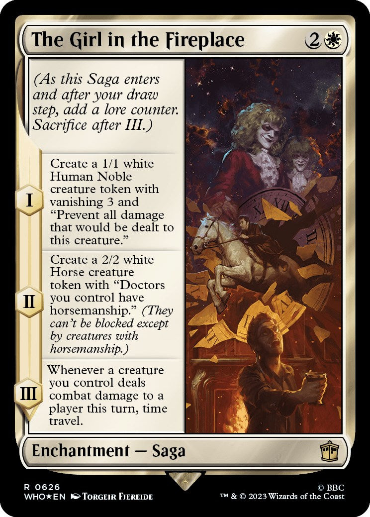 The Girl in the Fireplace (Surge Foil) [Doctor Who] | Anubis Games and Hobby