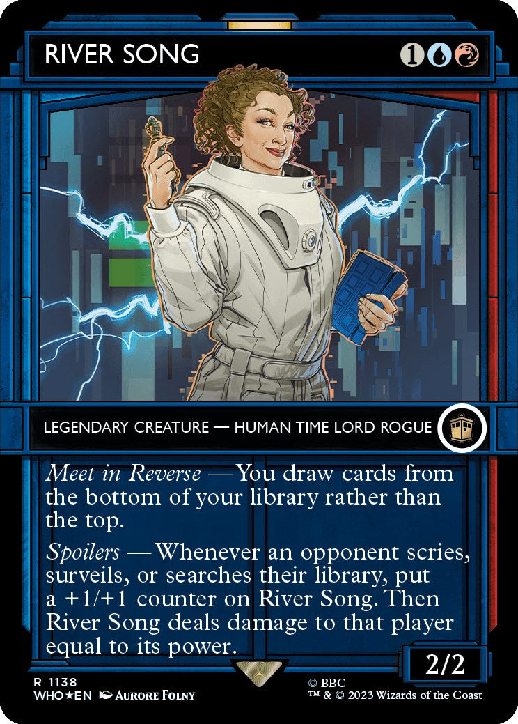 RIVER SONG (Showcase) (Surge Foil) [Doctor Who] | Anubis Games and Hobby