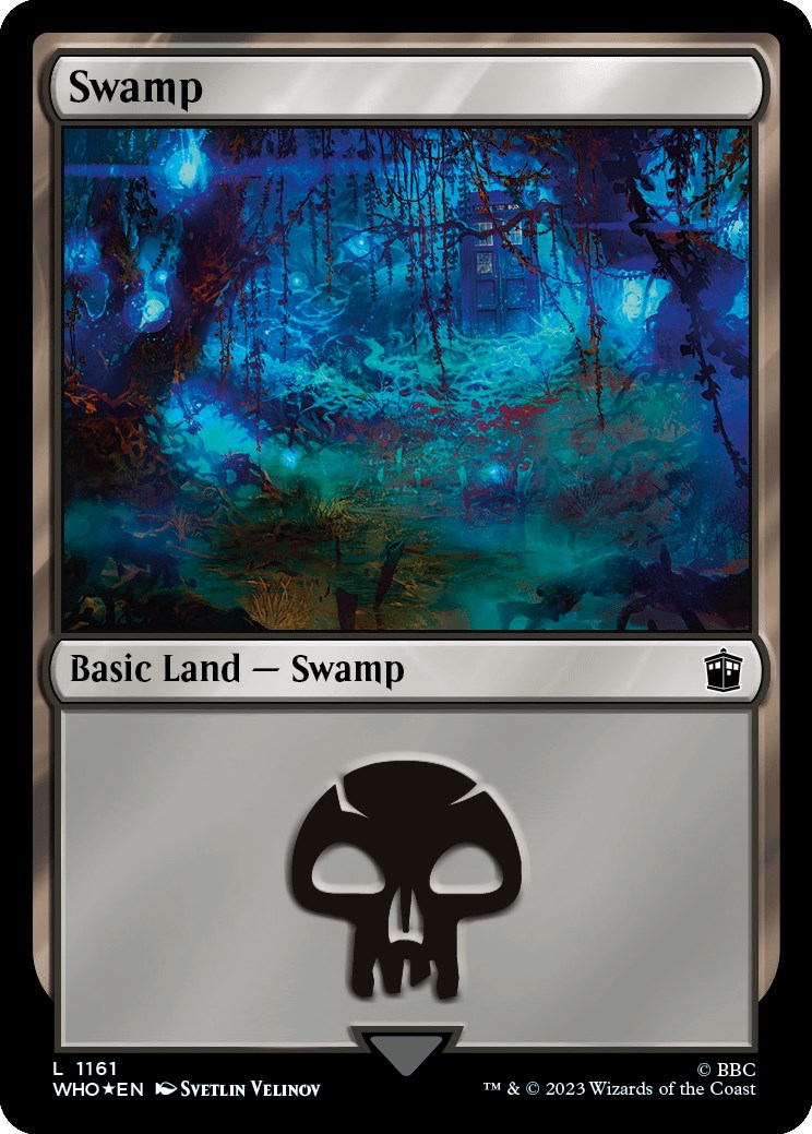 Swamp (1161) (Surge Foil) [Doctor Who] | Anubis Games and Hobby