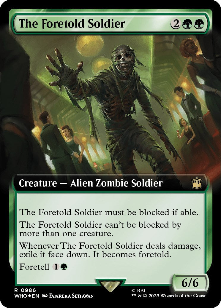 The Foretold Soldier (Extended Art) (Surge Foil) [Doctor Who] | Anubis Games and Hobby