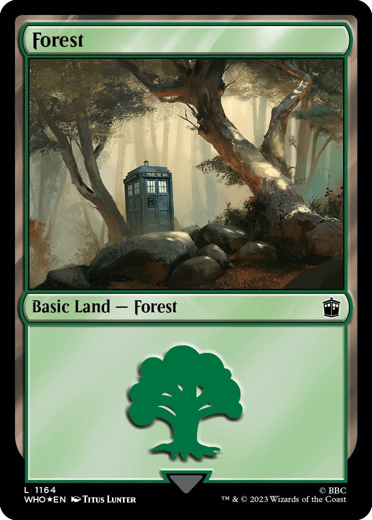 Forest (1164) (Surge Foil) [Doctor Who] | Anubis Games and Hobby