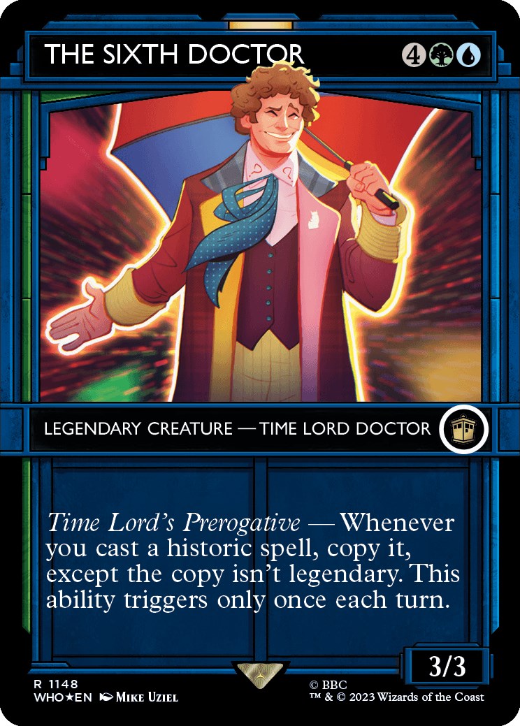 The Sixth Doctor (Showcase) (Surge Foil) [Doctor Who] | Anubis Games and Hobby