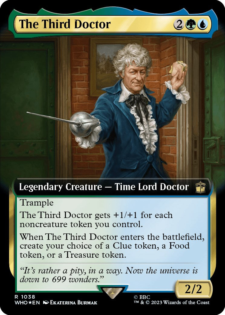 The Third Doctor (Extended Art) (Surge Foil) [Doctor Who] | Anubis Games and Hobby
