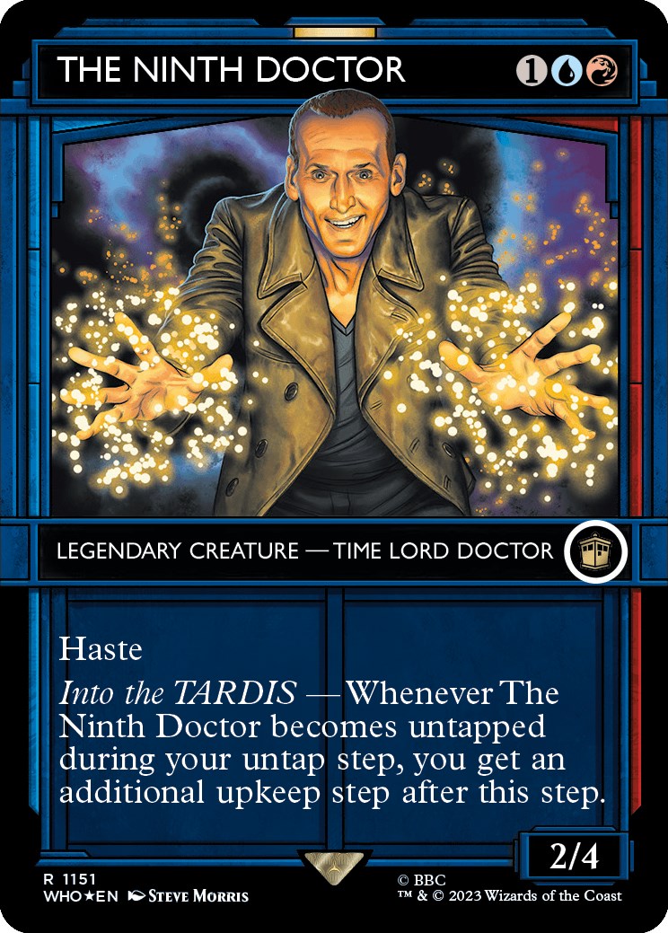 The Ninth Doctor (Showcase) (Surge Foil) [Doctor Who] | Anubis Games and Hobby