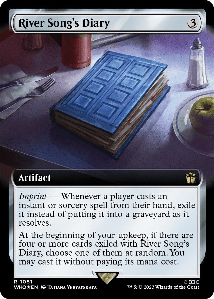 River Song's Diary (Extended Art) (Surge Foil) [Doctor Who] | Anubis Games and Hobby