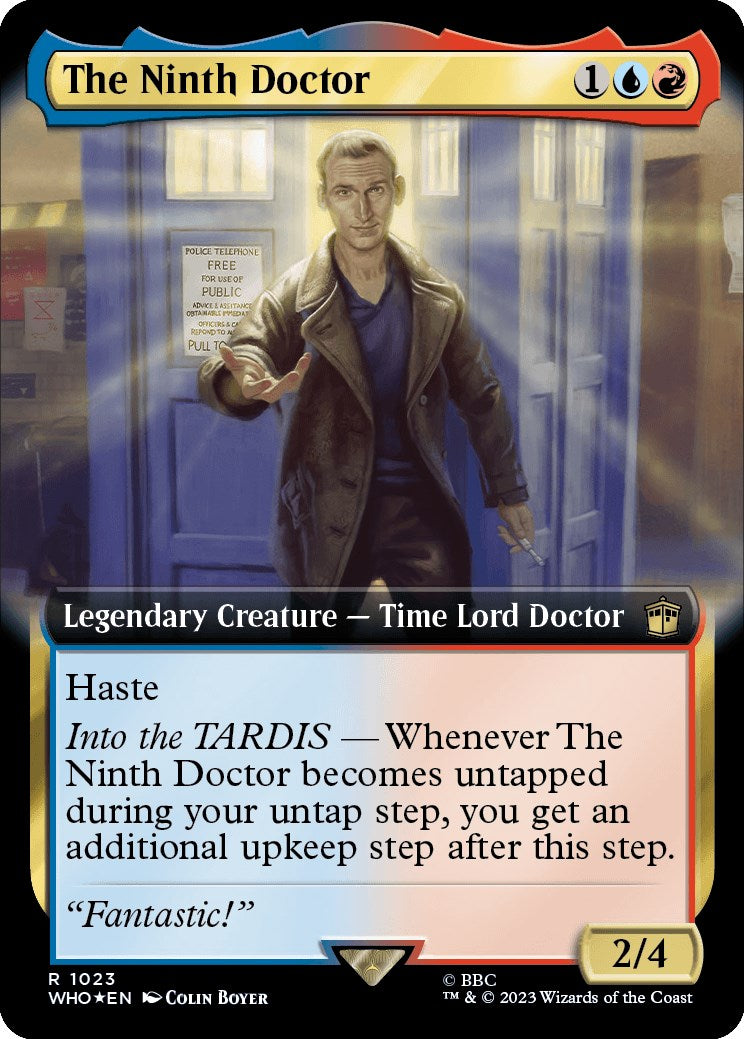The Ninth Doctor (Extended Art) (Surge Foil) [Doctor Who] | Anubis Games and Hobby