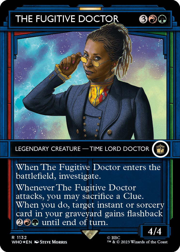 The Fugitive Doctor (Showcase) (Surge Foil) [Doctor Who] | Anubis Games and Hobby