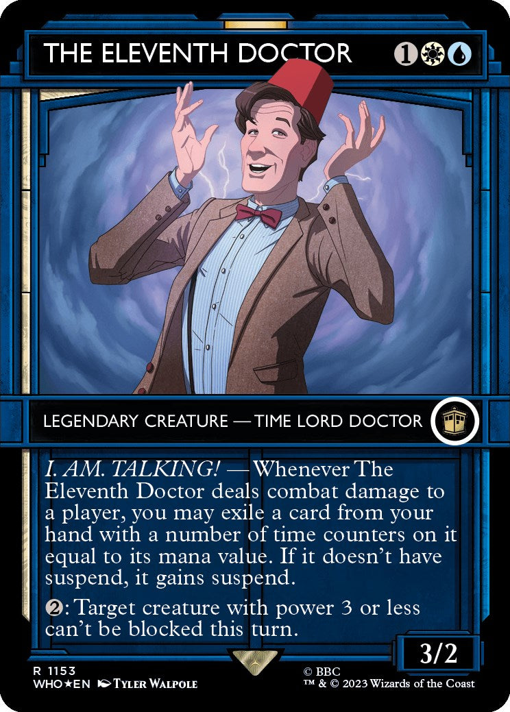 The Eleventh Doctor (Showcase) (Surge Foil) [Doctor Who] | Anubis Games and Hobby