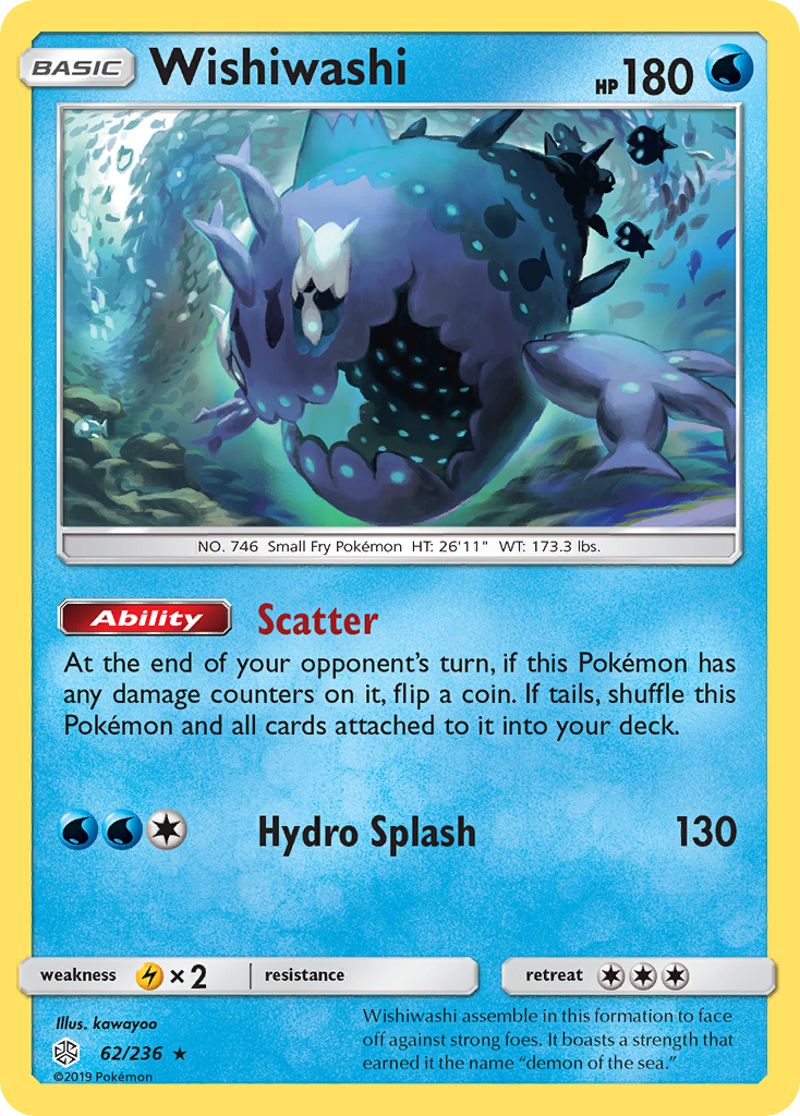 Wishiwashi (62/236) [Sun & Moon: Cosmic Eclipse] | Anubis Games and Hobby